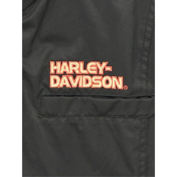Harley Davidson Motorcycles Womens Cafe Racer Size Large Nylon Jacket Zip Moto B - Picture 3 of 11